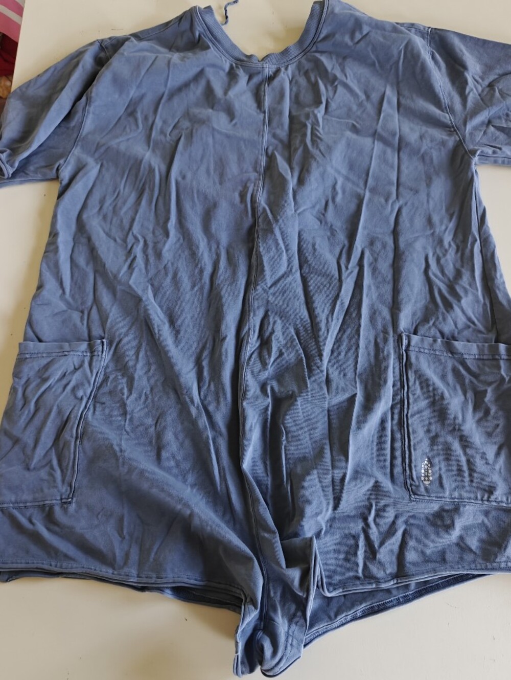 FREE PEOPLE MOVEMENT HOT SHOT TEE ROMPER - SKYLINE - Picture 11 of 16